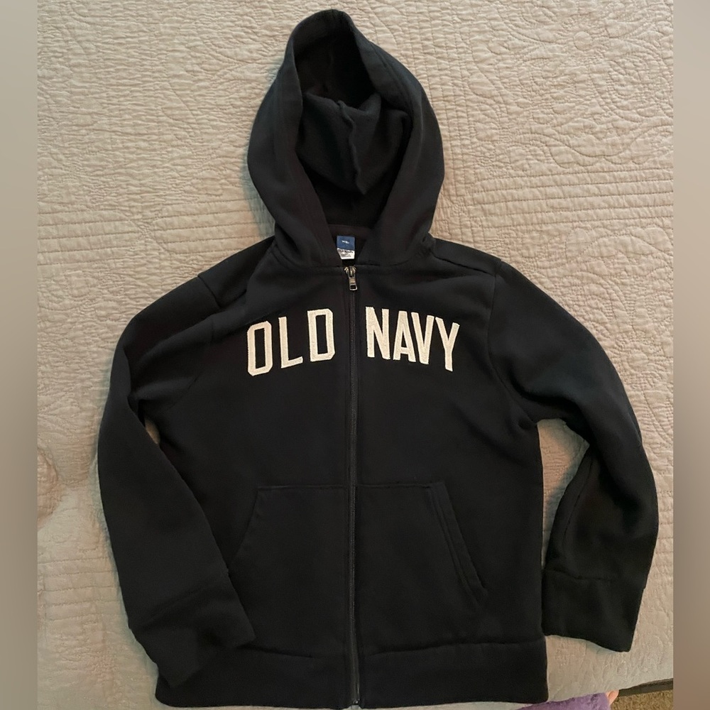 Kids Old Navy zip up hooded sweatshirt